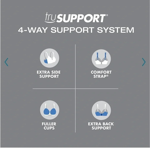 Playtex 18 Hour Bra • BLACK • 4159 • Active Breathable - Picture 5 of 6